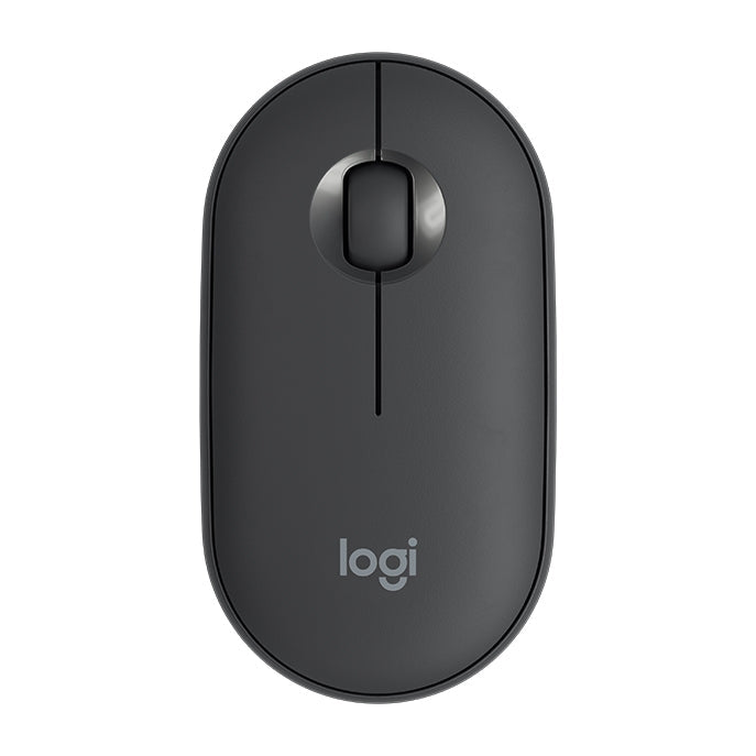 Logitech Pebble Cobblestone Shape Thin 3-keys 1000DPI Mute Wireless Bluetooth Optical Mouse, Wireless Range: 10m – Bluetooth