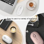Logitech Pebble Cobblestone Shape Thin 3-keys 1000DPI Mute Wireless Bluetooth Optical Mouse, Wireless Range: 10m – Bluetooth