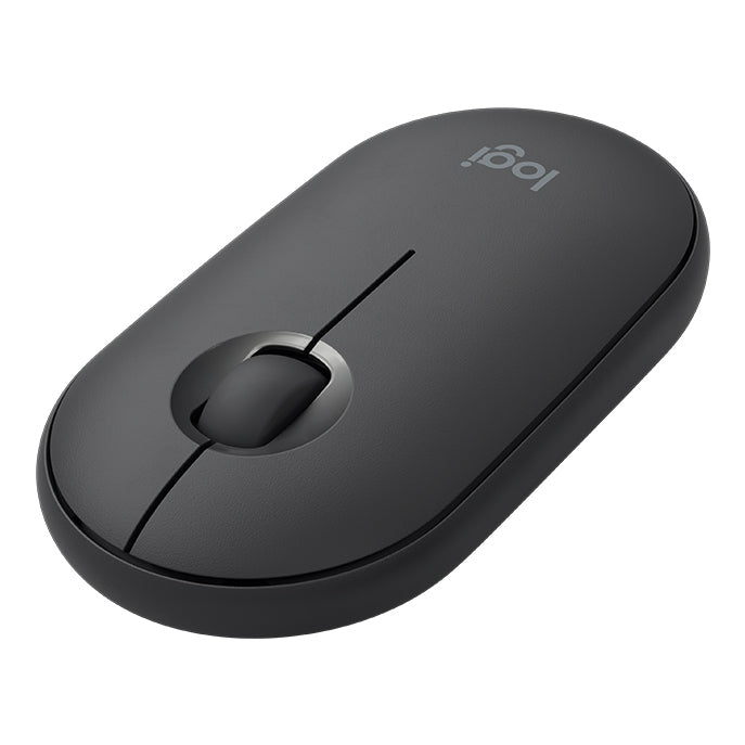 Logitech Pebble Cobblestone Shape Thin 3-keys 1000DPI Mute Wireless Bluetooth Optical Mouse, Wireless Range: 10m – Bluetooth