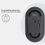 Logitech Pebble Cobblestone Shape Thin 3-keys 1000DPI Mute Wireless Bluetooth Optical Mouse, Wireless Range: 10m – Bluetooth