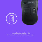 Logitech M186 Wireless Mouse Office Power Saving USB Laptop Desktop Computer Universal – Durable Build, Easy to Use