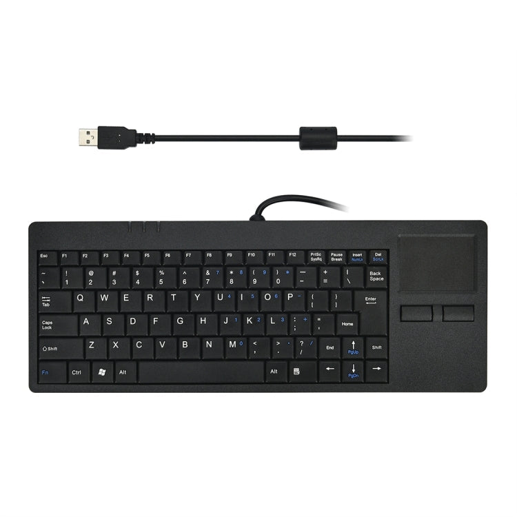 MC-818 82 Keys Touch-pad Ultra-thin Wired Computer Keyboard – Ultra-thin