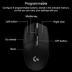Logitech G304 LIGHTSPEED 12000 DPI 6 Programmable Buttons HERO Sensor Wireless Gaming Mouse – Durable Build, Easy to Use