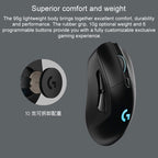 Logitech G703 LIGHTSPEED 16000 DPI 6 Programmable Buttons HERO 16K Sensor RGB Backlight Wireless Optical Gaming Mouse – Durable Build, Easy to Use
