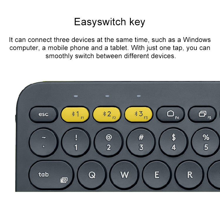 Logitech K380 Portable Multi-Device Wireless Bluetooth Keyboard, K380 – Bluetooth