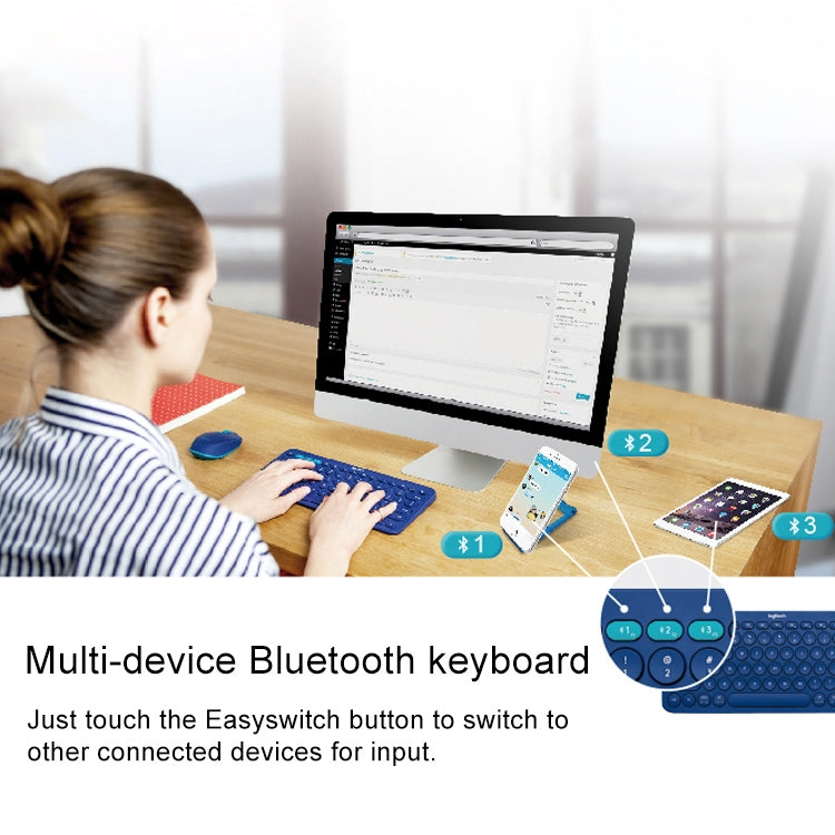 Logitech K380 Portable Multi-Device Wireless Bluetooth Keyboard, K380 – Bluetooth