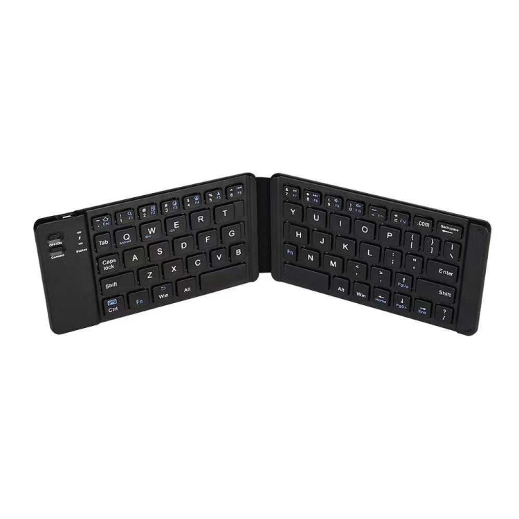 K018 USB Charging Foldable 67 Keys Bluetooth Wireless Keyboard – Magnetic, Leather, Bluetooth