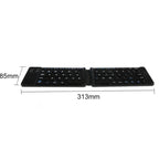 K018 USB Charging Foldable 67 Keys Bluetooth Wireless Keyboard – Magnetic, Leather, Bluetooth