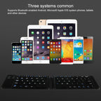 K018 USB Charging Foldable 67 Keys Bluetooth Wireless Keyboard – Magnetic, Leather, Bluetooth