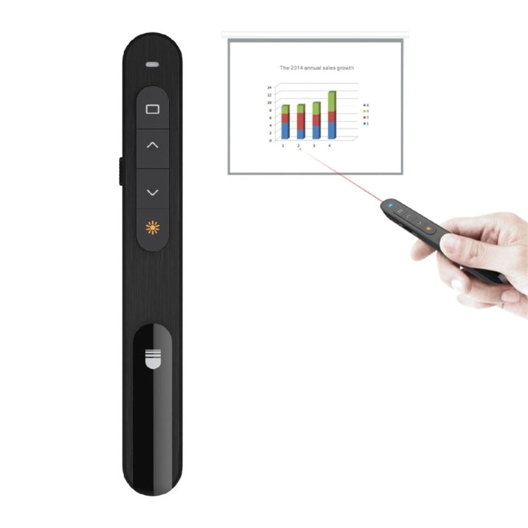 DSIT001 2.4GHz Updated Version Powerpoint Presentation Remote Control Multi-functional Laser Pointer for Multi-media, Control Distance: 100m, DSIT001 – Durable Build, Easy to Use DSIT001