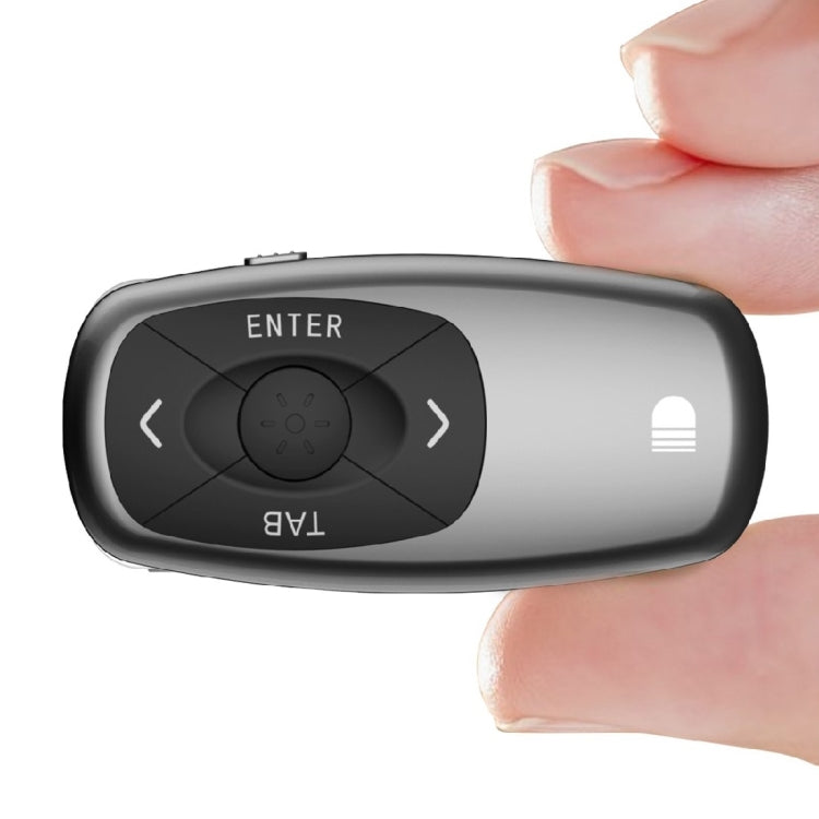 Doosl DSIT011 2.4GHz Mini Rechargeable PowerPoint Presentation Remote Control, Control Distance: 100m(Black) – Durable Build, Easy to Use