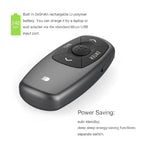 Doosl DSIT011 2.4GHz Mini Rechargeable PowerPoint Presentation Remote Control, Control Distance: 100m(Black) – Durable Build, Easy to Use