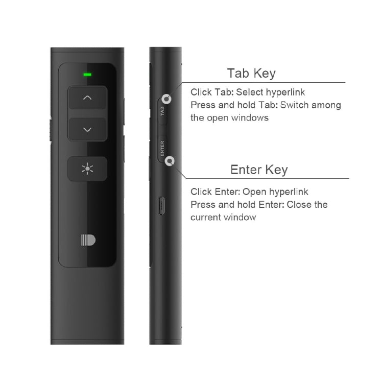 Doosl DSIT013 2.4GHz Rechargeable PowerPoint Presentation Remote Control Multi-functional Laser Pointer for PowerPoint / Keynote / Prezi, Control Distance: 100m – Durable Build, Easy to Use