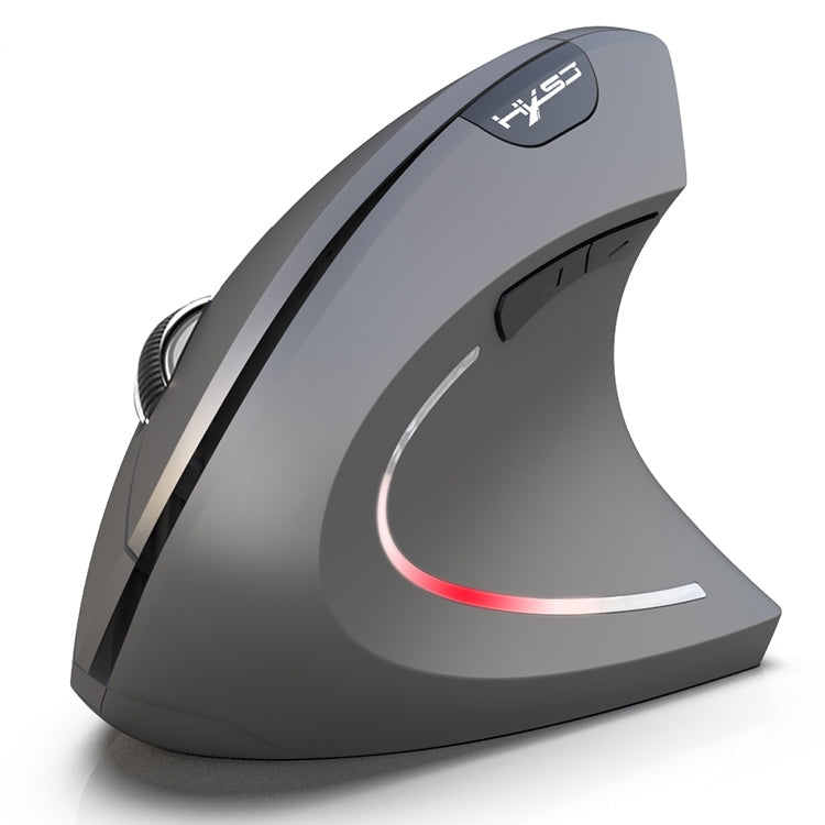 HXSJ T29 Bluetooth 3.0 Wireless Bluetooth 6-Keys 2400 DPI Adjustable Ergonomics Optical Vertical Mouse, 6 Buttons T29 Grey – Bluetooth