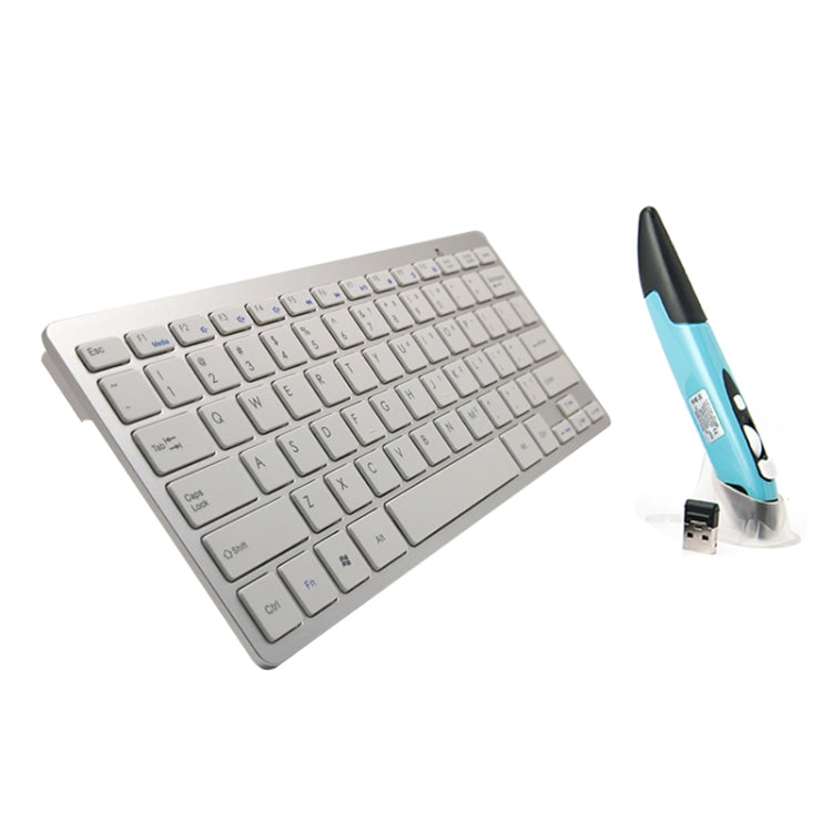 KM-808 2.4GHz Wireless Multimedia Keyboard + Wireless Optical Pen Mouse with USB Receiver Set for Computer PC Laptop, Random Pen Mouse Color Delivery, KM-808 Keyboard + Pen Mouse (White), KM-808 Keyboard + Pen Mouse (Black) – Durable Build, Easy to Use KM-808 Keyboard + Pen Mouse (White) White