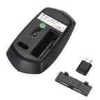 MCSaite MC-369AG USB-C / Type-C 1600DPI Three-speed Adjustable 4-button Wireless Optical Mouse – Durable Build, Easy to Use