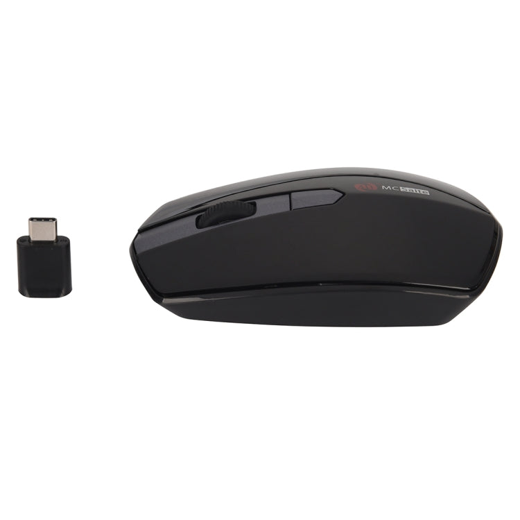 MCSaite MC-369AG USB-C / Type-C 1600DPI Three-speed Adjustable 4-button Wireless Optical Mouse – Durable Build, Easy to Use