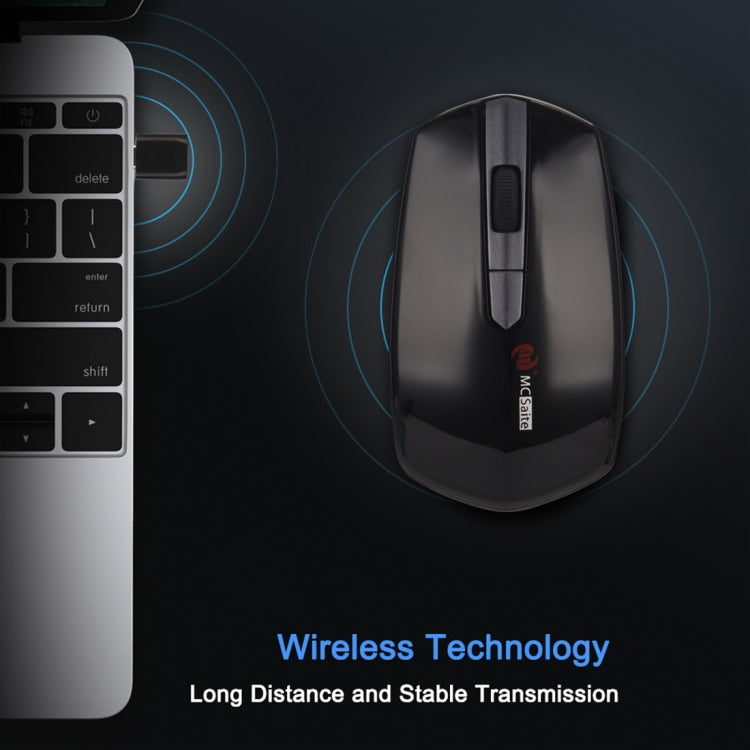 MCSaite MC-369AG USB-C / Type-C 1600DPI Three-speed Adjustable 4-button Wireless Optical Mouse – Durable Build, Easy to Use