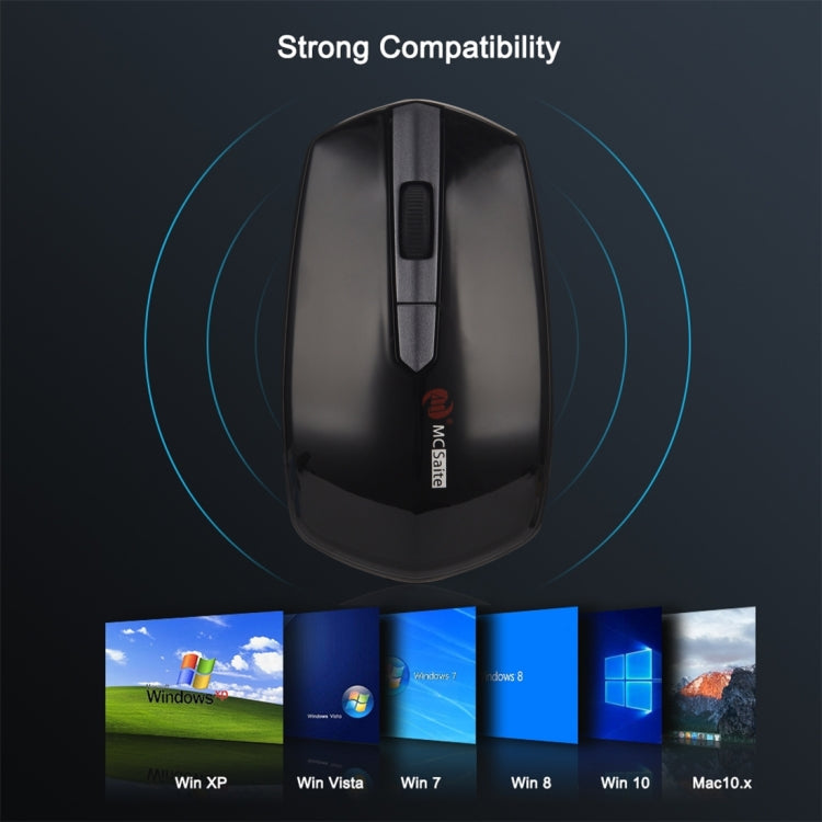MCSaite MC-369AG USB-C / Type-C 1600DPI Three-speed Adjustable 4-button Wireless Optical Mouse – Durable Build, Easy to Use