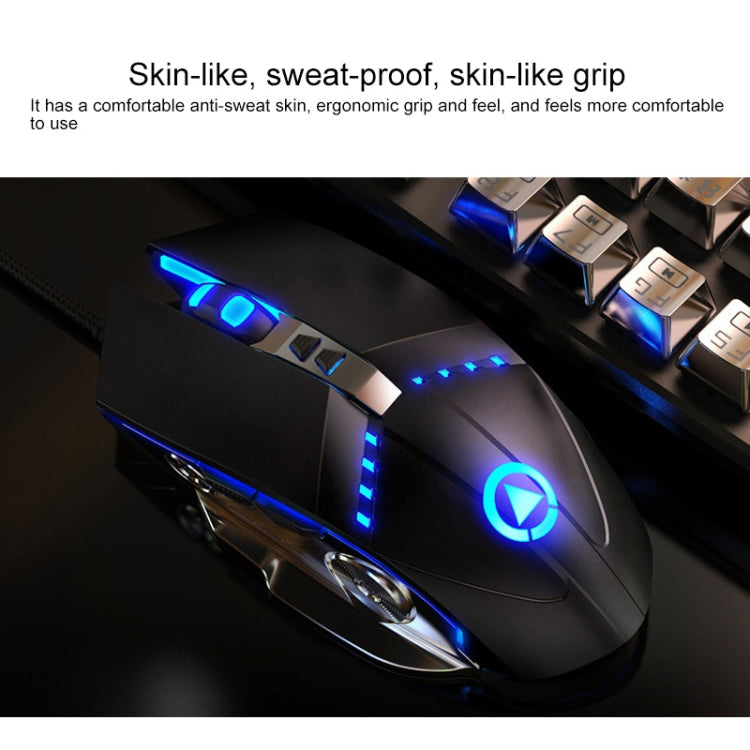 YINDIAO K002 USB Wired Mechanical Feel RGB Backlight Keyboard + Optical Silent Mouse Set, RGB Backlight / Silent / Black, RGB Backlight / White – Durable Build, Easy to Use