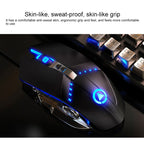 YINDIAO K002 USB Wired Mechanical Feel RGB Backlight Keyboard + Optical Silent Mouse Set, RGB Backlight / Silent / Black, RGB Backlight / White – Durable Build, Easy to Use