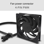 F120 Computer CPU Radiator Cooling Fan, F120 – Durable Build, Easy to Use