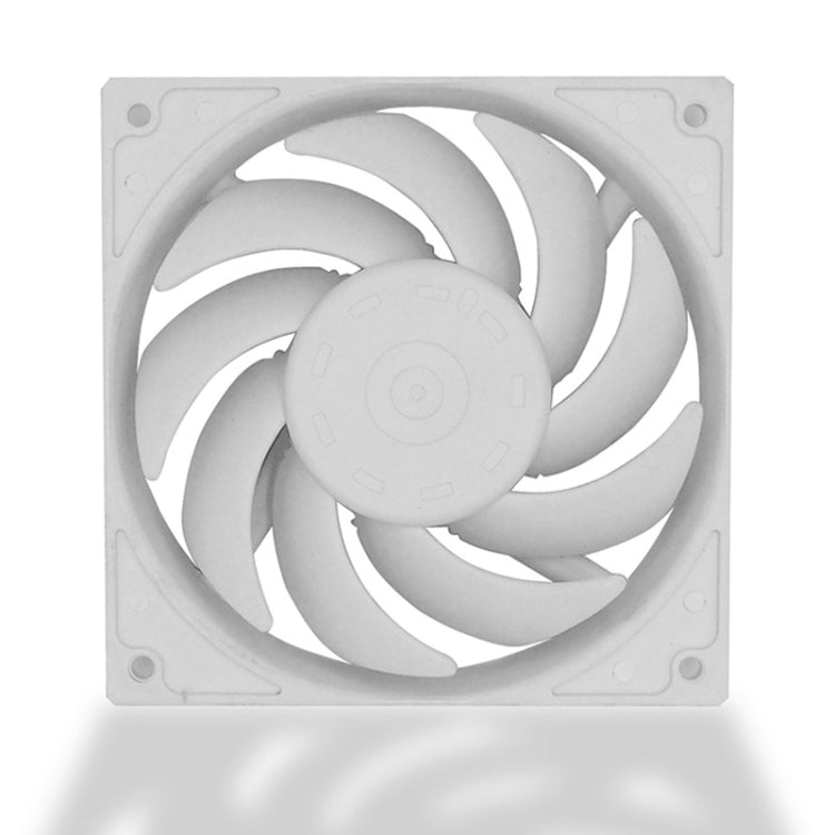 F120 Computer CPU Radiator Cooling Fan, F120 – Durable Build, Easy to Use F120 White