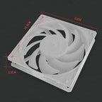 F140 Computer CPU Radiator Cooling Fan, F140 – Durable Build, Easy to Use