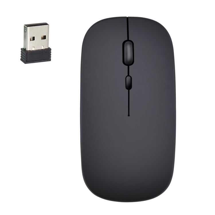 HXSJ M80 2.4GHz Wireless 1600DPI Three-speed Adjustable Optical Mute Mouse, Gold, Rose Gold, Silver, White, Black, Grey – Durable Build, Easy to Use Black Black
