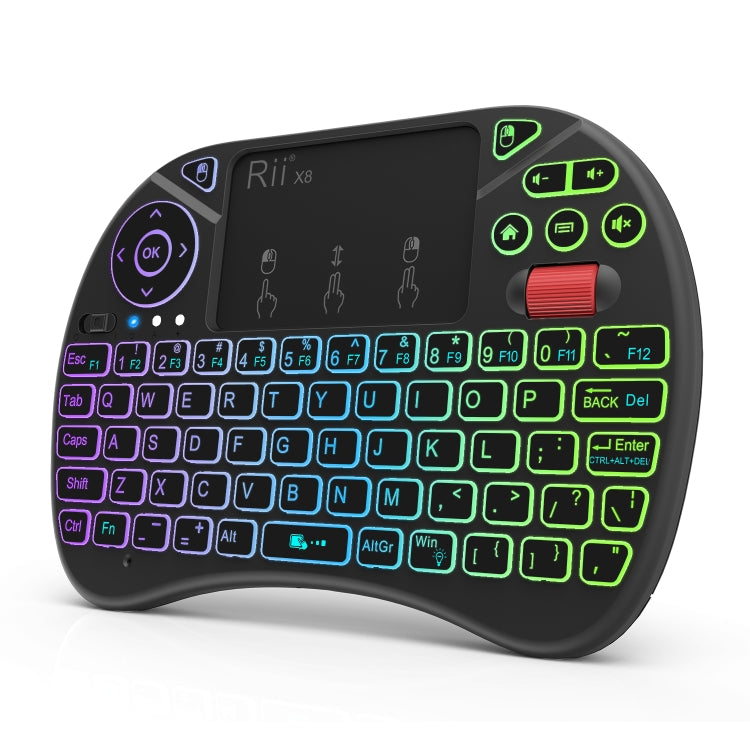 2.5 inch Touchpad Combo with Backlight(Black), Rii X8 – Durable Build, Easy to Use