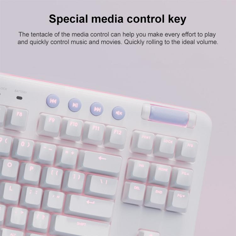 Logitech Aurora G713 RGB Wired Game E-sports 87-key Mechanical Keyboard with Palm Support, Red Shaft, Red Shaft – Durable Build, Easy to Use