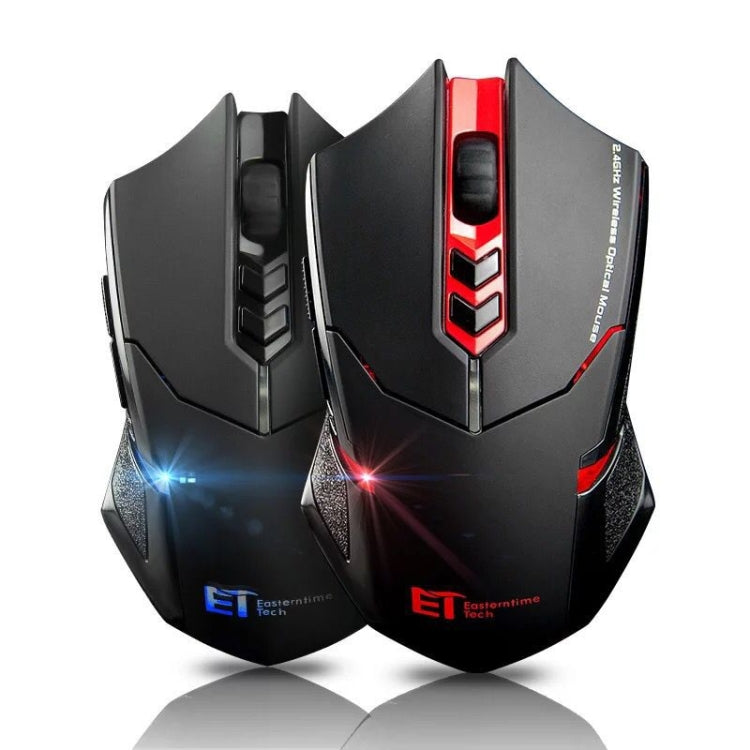 ET X-08 7-keys 2400DPI 2.4G Wireless Mute Gaming Mouse with USB Receiver & Colorful Backlight – Durable Build, Easy to Use