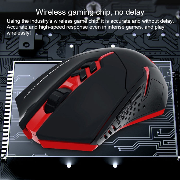ET X-08 7-keys 2400DPI 2.4G Wireless Mute Gaming Mouse with USB Receiver & Colorful Backlight – Durable Build, Easy to Use