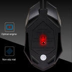 Chasing Leopard K2 USB LED Backlight 1600DPI Three-speed Adjustable Wired Optical Gaming Mouse, Length: 1.3m, K2 – Durable Build, Easy to Use