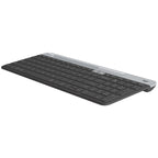 Logitech K580 Dual Modes Thin and Light Multi-device Wireless Keyboard with Phone Holder – Card Slot, Bluetooth