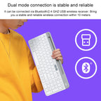 Logitech K580 Dual Modes Thin and Light Multi-device Wireless Keyboard with Phone Holder – Card Slot, Bluetooth