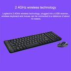 Logitech MK220 Wireless Keyboard and Mouse Set – Durable Build, Easy to Use