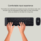 Logitech MK220 Wireless Keyboard and Mouse Set – Durable Build, Easy to Use