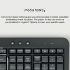 Logitech MK540 Wireless Keyboard and Mouse Set – Durable Build, Easy to Use