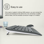 Logitech MK540 Wireless Keyboard and Mouse Set – Durable Build, Easy to Use