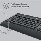 Logitech MK540 Wireless Keyboard and Mouse Set – Durable Build, Easy to Use