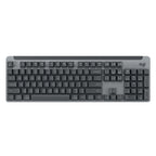 Logitech K865 104 Keys Wireless Bluetooth Mechanical Keyboard, Red Shaft, K865 – Bluetooth K865 Black
