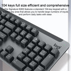 Logitech K865 104 Keys Wireless Bluetooth Mechanical Keyboard, Red Shaft, K865 – Bluetooth