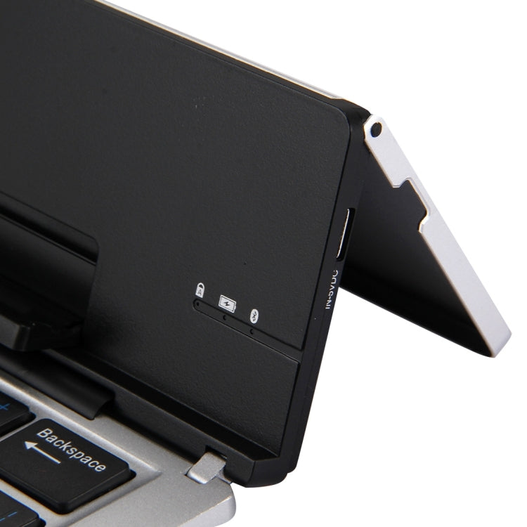F18 Ultra-slim Rechargeable Foldable 58 Keys Bluetooth Wireless Keyboard with Holder – Bluetooth