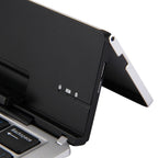 F18 Ultra-slim Rechargeable Foldable 58 Keys Bluetooth Wireless Keyboard with Holder – Bluetooth