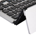 F18 Ultra-slim Rechargeable Foldable 58 Keys Bluetooth Wireless Keyboard with Holder – Bluetooth