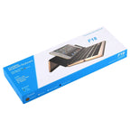 F18 Ultra-slim Rechargeable Foldable 58 Keys Bluetooth Wireless Keyboard with Holder – Bluetooth