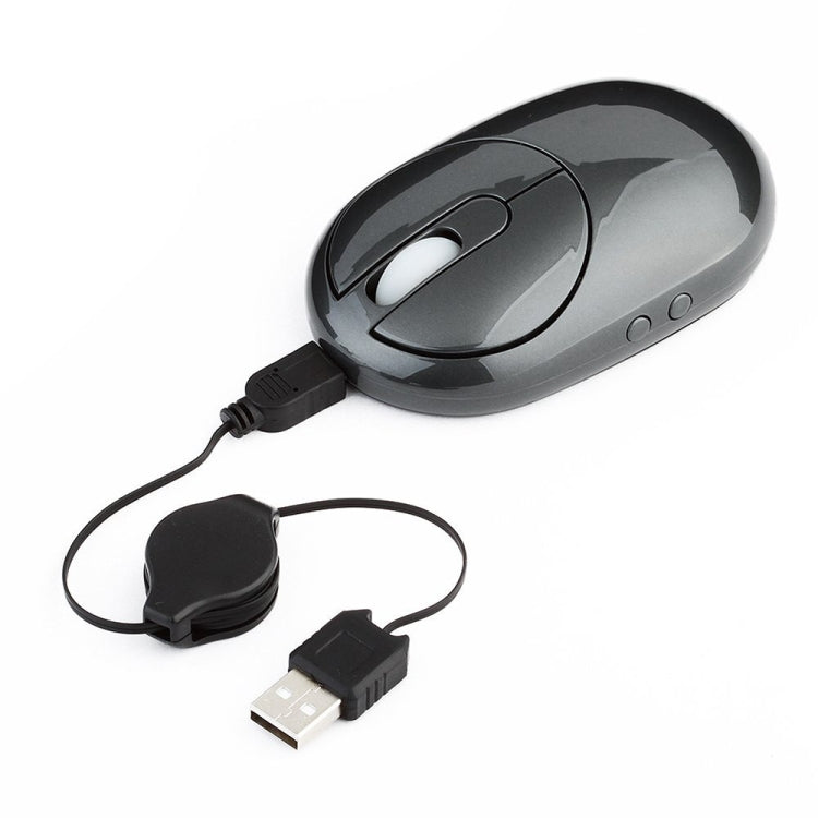 MZ-012 2.4G 1200 DPI Wireless Rechargeable Optical Mouse with 3 Ports USB HUB / Charging Dock – Durable Build, Easy to Use