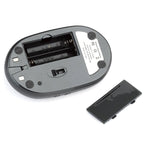 MZ-012 2.4G 1200 DPI Wireless Rechargeable Optical Mouse with 3 Ports USB HUB / Charging Dock – Durable Build, Easy to Use