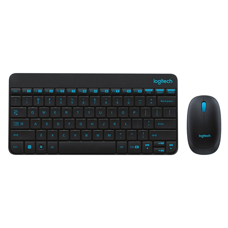 Logitech MK245 Nano Wireless Keyboard Mouse Set – Durable Build, Easy to Use Black